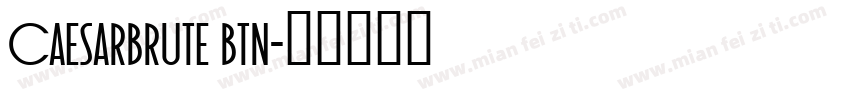 CaesarBrute BTN字体转换